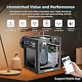 FLASHFORGE Adventurer 5M 3D Printer with Fully Auto Leveling, Max 600mm/s High Speed Printing, 280°C Direct Extruder with 3S Detachable Nozzle, Core XY All Metal Structure, Print Size 220x220x220mm