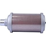 XY-10 Air Compressor Muffler 1" NPT Air Exhaust Muffler Silencer for Compressor Dryer Compressed Air Equipment and Systems Replacement Part for 0111010