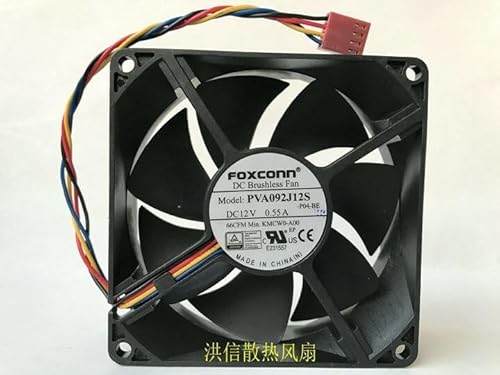 1 PCS Fit for Foxconn Fan PVA092J12S DC 12V 0.55A 9032 9CM PWM 4 Pin