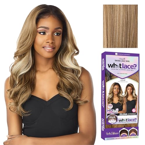 Sensationnel What Lace 13X6 Wigs - Zelena Lacefrontal Hand Tied Glueless Synthetic With Natural Density Preplucked Hairline (FLAMBOYAGESAND)