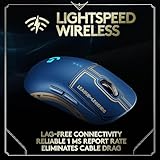 Logitech Pro Wireless Gaming Mouse - League of Legends Edition - Hero 25K Sensor, Lightspeed, Programmable Buttons, Designed for League of Legends Players, W/Cleaning Cloth