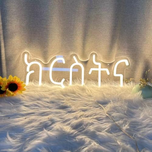 Jesus Christ Warm LED Neon Light,21 Inch Dimmable Wall Mounted Jesus Sign,God Holy Jesus light for Home Religious Party Sunday School Meditation Easter Baptism Gift (warm christ)