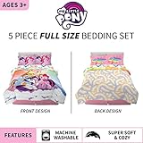 Franco Kids Bedding Super Soft Microfiber Comforter and Sheet Set, 5 Piece Full Size, My Little Pony