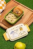 Skater My Neighbor Totoro Bento Lunch Box 15.22oz - Cat Bus - Cute Lunch Carrier with Secure 2-Point Locking Lid - Authentic Japanese Design - Durable, Microwave and Dishwasher Safe