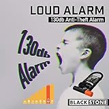 Blackstone Anti-Theft 130 db Alarm U-Lock Heavy Duty w/Security Cable (Alarm U-Lock w/Cable)