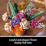 LEGO Icons Flower Bouquet Building Set - Artificial Flowers for Decoration for Home and Display, Ages 18+ - Small Fake Flowers for Table, Desk, Office - Gift for Her and Him - 10280