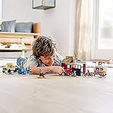 LEGO City Tuning Workshop 60258, Features a Toy Garage, Car Shop, Camping Trailer, Motorcycle, Crane and Tow Truck in One Fun Playset, Makes a Great Gift for Kids