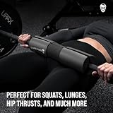 Gymreapers Barbell Squat Pad - Protective Bridge Pad For Hip Thrust, Squats, Lunges - Hip Support, Neck Protection For Bar (Black)