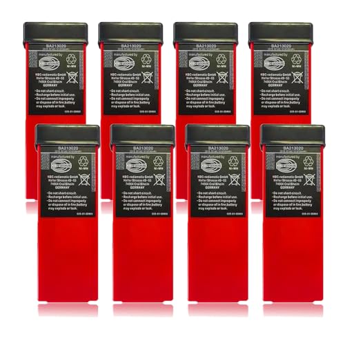 HMZHKSLGDS [8-Pack] 6V BA213020 Battery 2100mAh for HBC Radiomatic BA213020 for HBC Crane Remote Control Pump Truck Battery