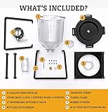 Craft A Brew - The Catalyst Fermentation System - 6.5 gal Conical Fermenter for Beer Home Brewing and Wine Making