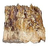 mookaitedecor Natural Raw Amber Calcite Crystal Cluster Geode Stone Mineral Specimen Gemstone for Reiki Healing Home Decoration(0.22-0.33 lb)