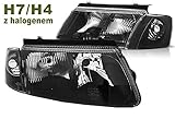 Headlights VR-1621 Front Lights Car Lamps Car Lights Headlamp Headlamps Driver And Passenger Side Complete Set Headlight Assembly Black compatible with Volkswagen Passat B5 3B 1996 1997 1998 1999 2000