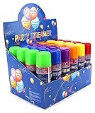 24 pcs Pack of Fun Party Streamer Spray String In A Can for Children's Parties, Party Supplies Perfect For Kid's Parties/Events