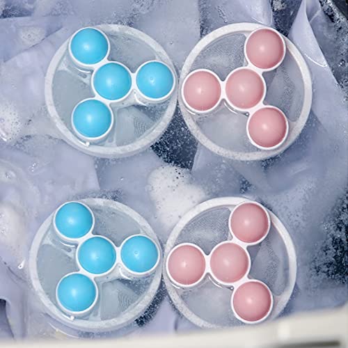 OKAKA Hair Filter Bag Lint Catcher for Washing Machine Pet Hair Catcher 4 Pack
