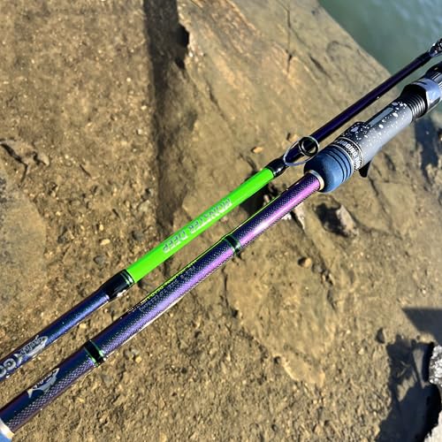 GOOFISH® Monster DEEP-7FT(213CM) Length PE5-8 MAXJIG 1000G Japan Fuji Solid Nano Jigging Rod (Casting&Straight Guide wrap, Butt Joint(2 Pieces) Model)