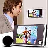 3.5 inch Digital Doorbell LCD 120 Degree Eye Electronic Peephole Doorbell Color IR Camera Door Viewer Powered by 4Pcsx AAA Batteries(not Included)