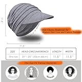 Wimnkuv 6 Pieces Soft Cancer Headwear for Women, Classic Baseball Cap Chemo Hats for Hair Loss