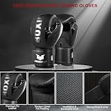 Mesetast Punching Bag for Adults, 4ft Heavy Boxing Bag Set with 12 OZ Gloves for MMA Karate Kickboxing Boxing - Unfilled