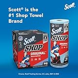 Scott® Shop Towels Original™ (75147), Original Blue Shop Towels, 9.4"x11" sheets (55 Towels/Roll, 12 Rolls/Case, 660 Towels/Case)