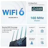 TP-Link AX3000 WiFi 6 Router (Archer AX55 Pro) - Multi Gigabit Wireless Internet Router, 1 x 2.5 Gbps Port, Dual Band, VPN Router, OFDMA, MU-MIMO, USB Port, WPA3, Compatible with Alexa