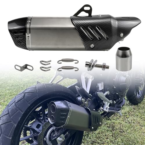 Sporacingrts Universal Slip-On Muffler Baffle Without DB Killer - Fits 1.5"-2" Inlet, Ideal for Dirt Bike, Street Bike, Motorcycle, Scooter, ATV