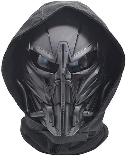 Airsoft Skull Full Face Protective Mask Balaclava Adjustable for Outdoor Sports CS Cosplay Tactical