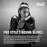 Everlast Prostyle 2 Boxing Gloves, Entry Level Training Gloves for Men and Women, Secure Fit Hook and Loop Closure & Ventilation, Heavy Bag & Speedbag Training 16 oz (Red)