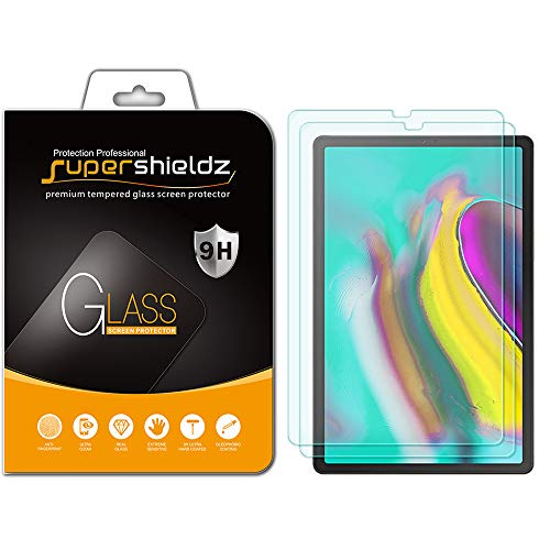 Supershieldz (2 Pack) Designed for Samsung Galaxy Tab S5e / Tab S6 (10.5 inch) Screen Protector, (Tempered Glass) Anti Scratch, Bubble Free