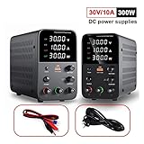 dc Power Supply Programmable DC Power Supply WPS3010H Laboratory Maintenance Workbench 30V 10A Voltage Current Regulator AC 220V 110V (Color : WPS305H 30V 5A)