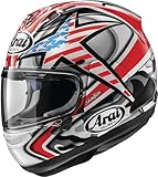 Arai Corsair-X Hayden Laguna Unisex-Adult Street Motorcycle Helmet - White/Red/Black / Large