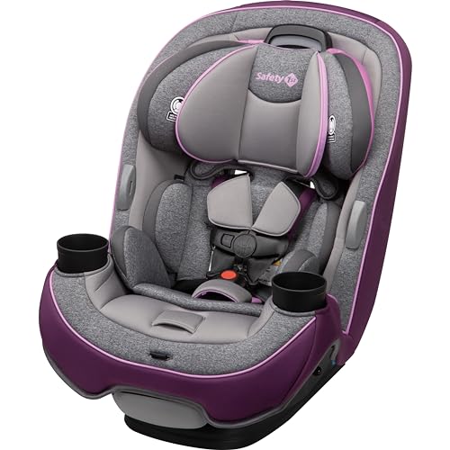 Safety 1st Grow and Go All-in-One Convertible Car Seat, Rear Facing Car Seat 5-40 lbs, Forward Facing Car 30–65 lbs, High Back Booster Seat 40-100 lbs, Sugar Plum Pop