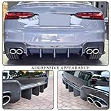 MCARCAR KIT Carbon Fiber Rear Bumper Diffuser for Audi A5 Sline S5 B9.5 Coupe/Convertible/Sportback 2-Door 4-Door2020-2024 Autoclave Molding Lower Bumper Lip Spoiler Body Kit Factory Outlet