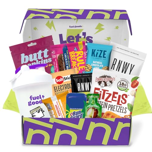 The RunnerBox® by Fuel Goods - Best Running Gift Box for Women and Men, 10-12 Runner Essentials for Training, Recovery, and Race Day; Marathon Gifts