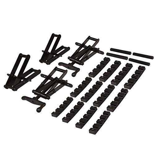 Peachtree Woodworking Supply 2 Pack of 4 Way Pressure Clamps for Clamping Panels From All Four Directions. For Woodworkers, Cabinet and Furniture Makers (2 four way pressure clamps)