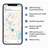 Invoxia GPS PRO Tracker - Real-time Location - 1-Year Subscription Included - for Cars, Motorcycles, Bicycles, Children - Motion and Tilt Alerts - 4G LTE-M Network - Up to 3 Months Battery Life