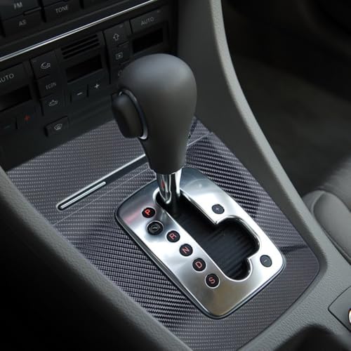 UYITO for Audi A4 B6 B7 2002-2008 Interior Central Control Panel Door Handle 5D Carbon Fiber Stickers Decals Car Styling Accessorie