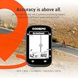 COOSPO CS500 Bike Computer Wireless, 2.6 Inch LCD GPS Cycling Computer with Route Navigation, Bluetooth5.0 ANT GPS Bicycle Speedometer with Auto-Backlight, Support Bike Radar & 45H Battery Life