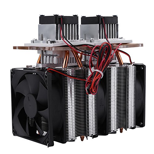 Core Semiconductor Refrigeration Thermoelectric Peltier Air Cooling Dehumidification Equipment DIY Kit 144W DC12V 15A Peltie Cooler for Small Refrigerators Air Conditioners Pet