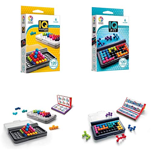 SmartGames IQ Bundles 3D Series, IQ Puzzler Pro IQ Fit 240 Challenges, Ages 6-Adult