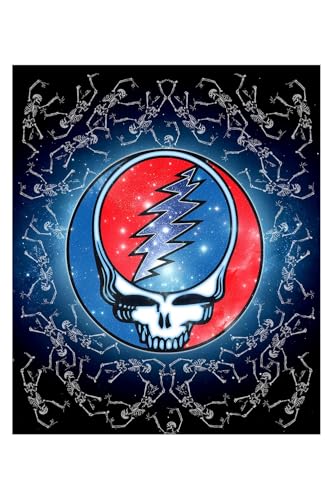 Sunshine Joy Grateful Dead Cozy Fleece Throw Blanket 50x60 Inches (SYF Galaxy)