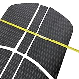 UPSURF SUP Deck Pad Surf EVA 3MM Glue Skidproof Top Stand Up Paddle Board SUP Deck Traction Pad Diamond Plate Pattern (Black)