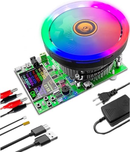 Eyes.sys Electronic Load Tester, USB Load Tester, 180W 200V 20A Battery Capacity Tester Constant Current & Constant Voltage, 4 Modes, Intelligent Discharge Resistance Power Tester