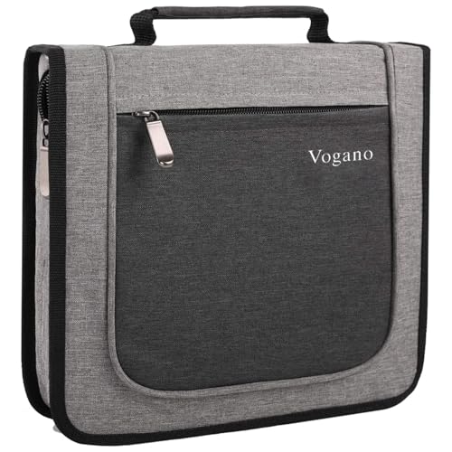 Vogano Picnic Set for 2 - Includes 16 Pcs, Portable Travel Utensils with Case, Reusable Camping Cutlery Plates, Stainless Steel of Spoons and Forks, for Hiking, Camp, BBQ, Gift