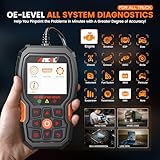 ANCEL Heavy Duty Truck Scanner HD601 All System Diesel Diagnostic Scan Tool fits for Cummins, Detroit, Freightliner, International, Paccar, Check Engine for Truck & Car 2 in 1 Code Reader