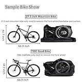 Folding Bike Bag 26 inch to 29 inch Thick Bicycle Travel Case,Bike Cases for Air Travel,Transport,Shipping