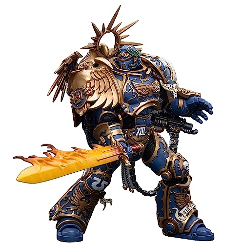 JOYTOY 7-inch Warhammer 40K 1/18 Action Figure, Ultramarines Primarch Roboute Guilliman Collection, Gift for Action Figure Lovers & Collectors Above 15 Years Old