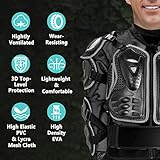 Motorcycle Protective Jacket Full Body Armor Protection Dirt Bike Gear ATV Protective Safety Gear Riding Racing Armor Motocross Protector Jacket Men Women For Off-Road Motorbike Cycling Skiing Skating