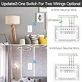 MOES ZigBee Smart Touch Wall Light Switch,Requires Tuya ZigBee Hub,No Neutral Wire/N+L Wiring,No Capacitor,Smart Life Tuya 2/3 Way Remote Control, Work with Alexa Google Home, 2MQTT,3 Gang White