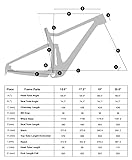 TRIFOX High-Performance Full Suspension Carbon 29er Mountain Bike Frame 115mm Travel Soft Tail XC, Disc Brake, Press Fit BB92, Thru Axle 12x148mm Boost, Lightweight Premium MTB Frame (White, XS)