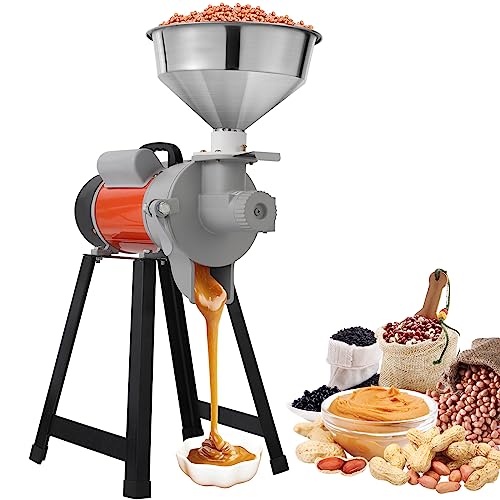 ZXMOTO Peanut Butter Machine Grinder Maker 2200W,Sesame Sauce Grinder Household Tool for Groundnut, Almond, Cashew Nut and Sesame